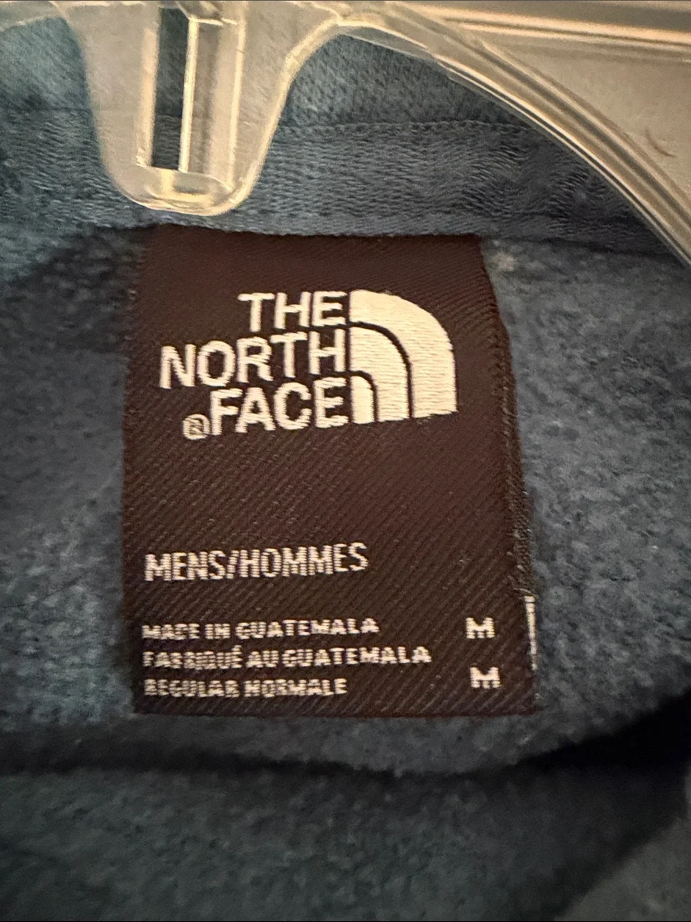 The North Face Men's Teal Blue 'Never Stop Exploring' Hooded Pullover